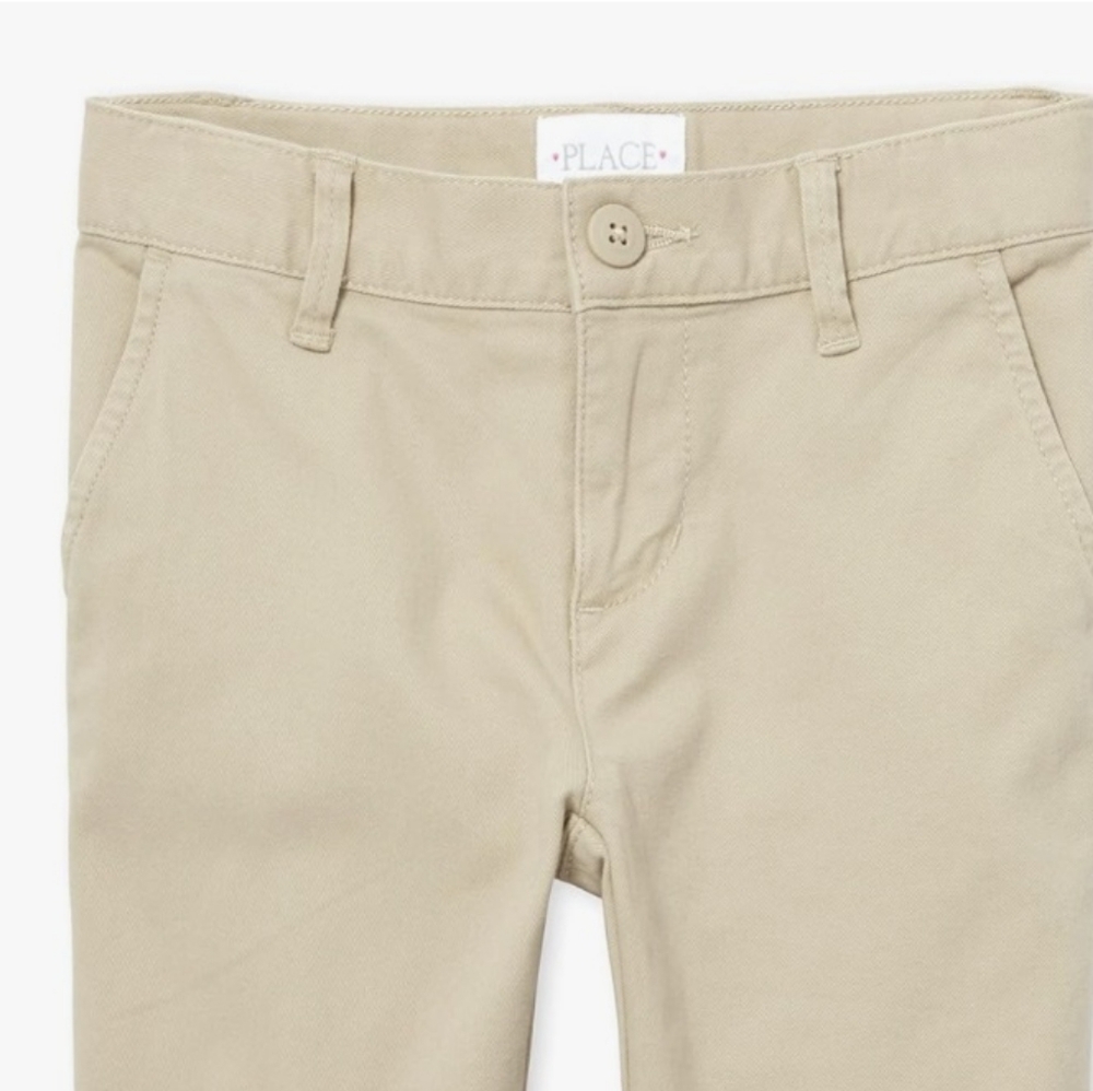 Children's Place khaki uniform Bermuda shorts 6x /8